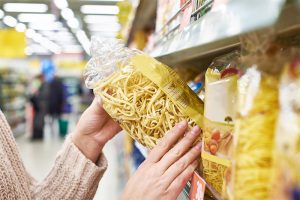 Pasta and dry goods packaging made with PET film from Filmquest