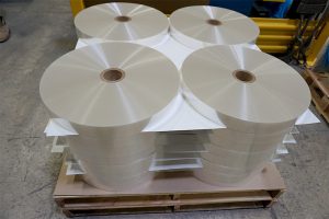 PET film in master rolls, slit rolls, narrow slit rolls